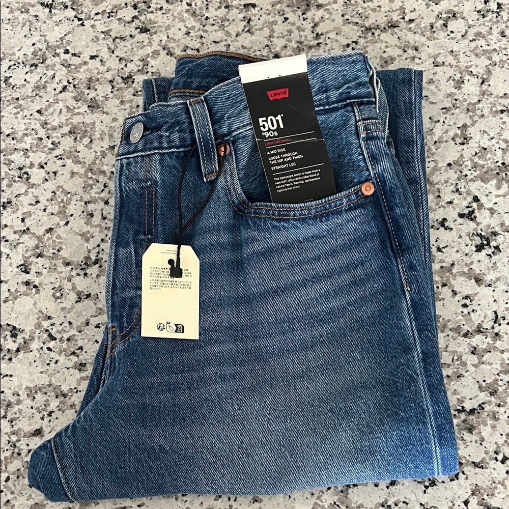 Levi's 501 ‘90s Lightweight Jeans NWT 27x30